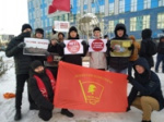 Новосибирские комсомольцы вышли на митинг в поддержку защитников Шиеса 